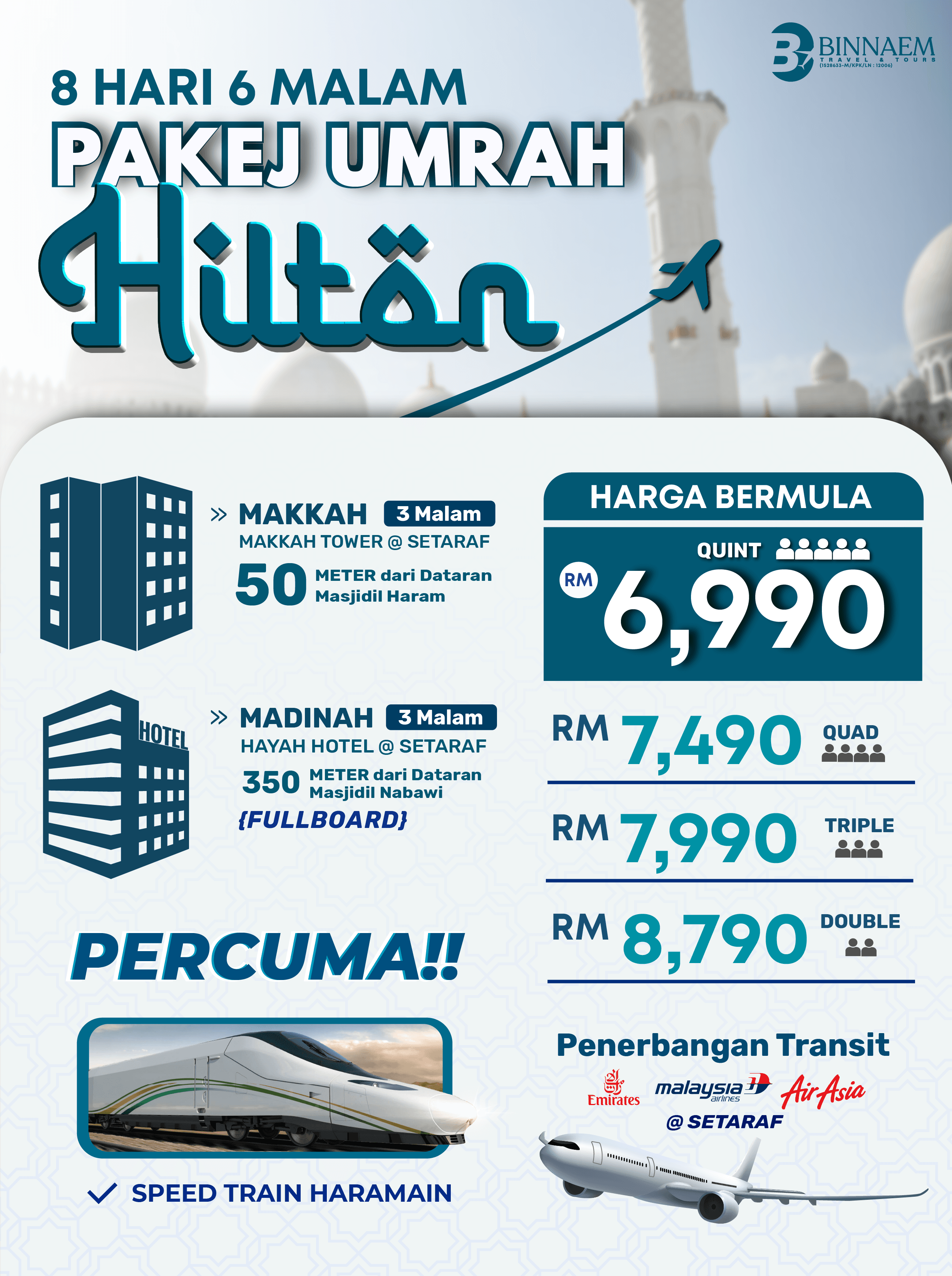 PAKEJ HILTON FULL DETAIL PAKEJ HILTON FULL DETAIL