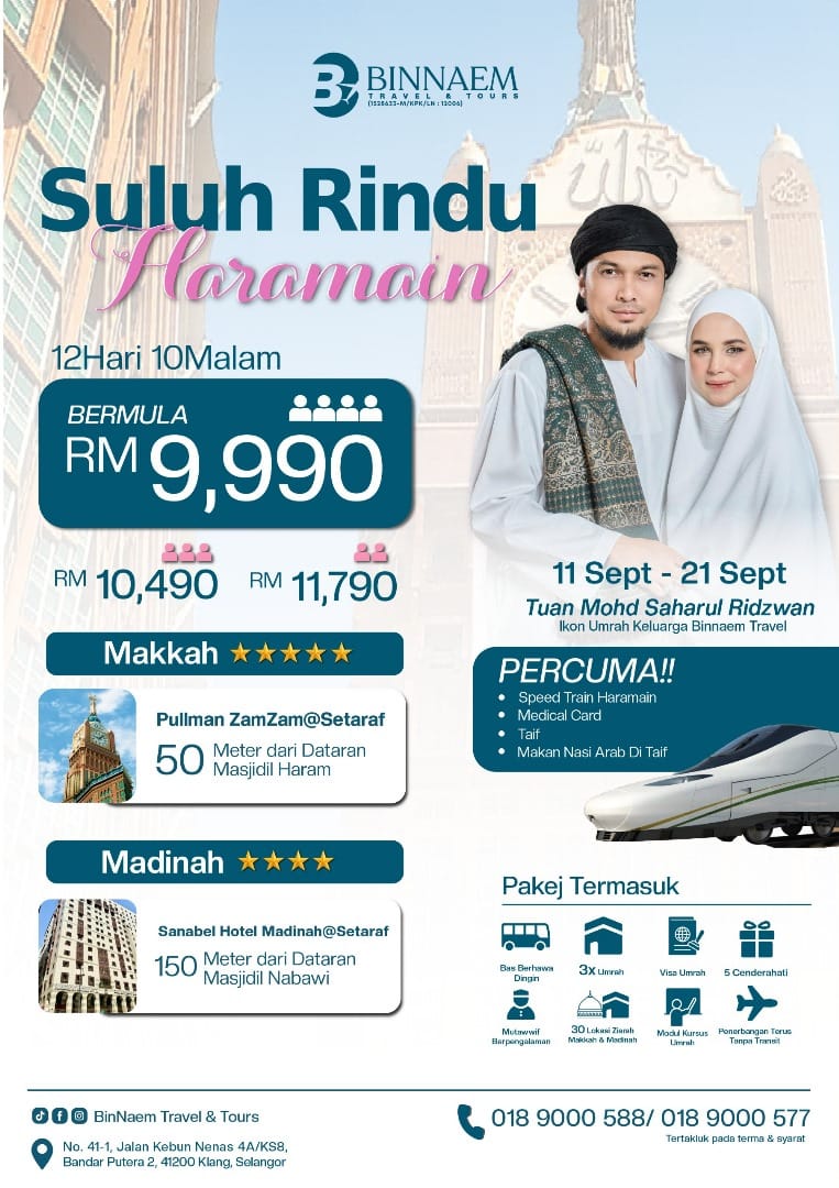 Pakej Umrah Suluh Rindu Pakej Umrah Suluh Rindu