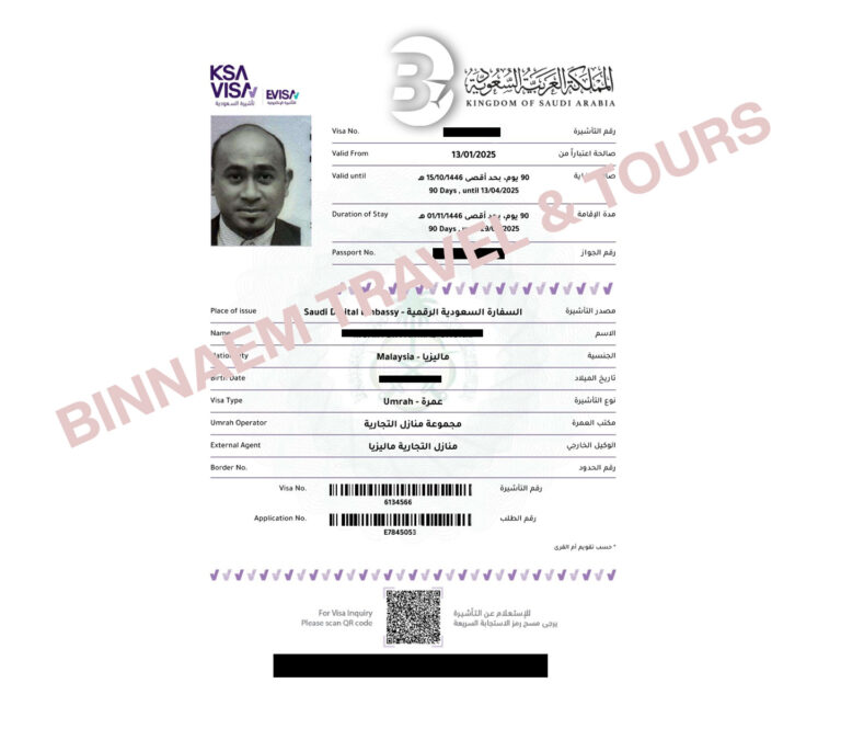 Visa Umrah Diuruskan