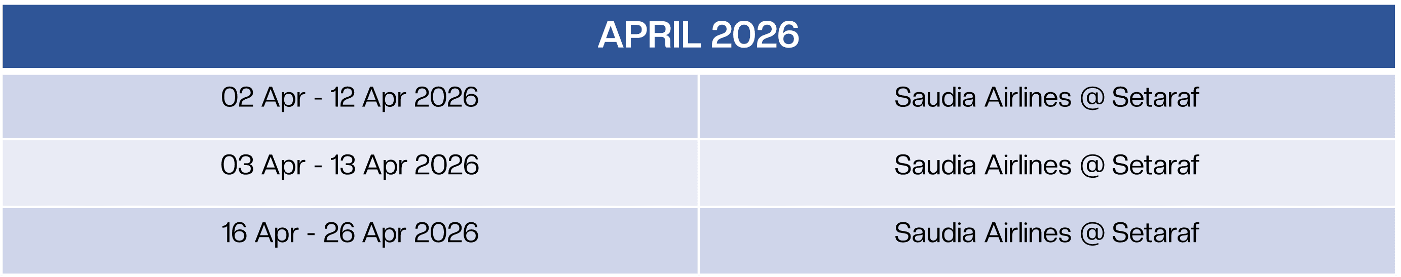 April 2026 April 2026